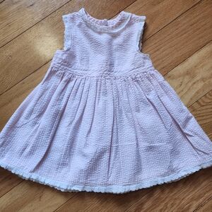 Chaps Soft Pink Sleeveless Kids Dress